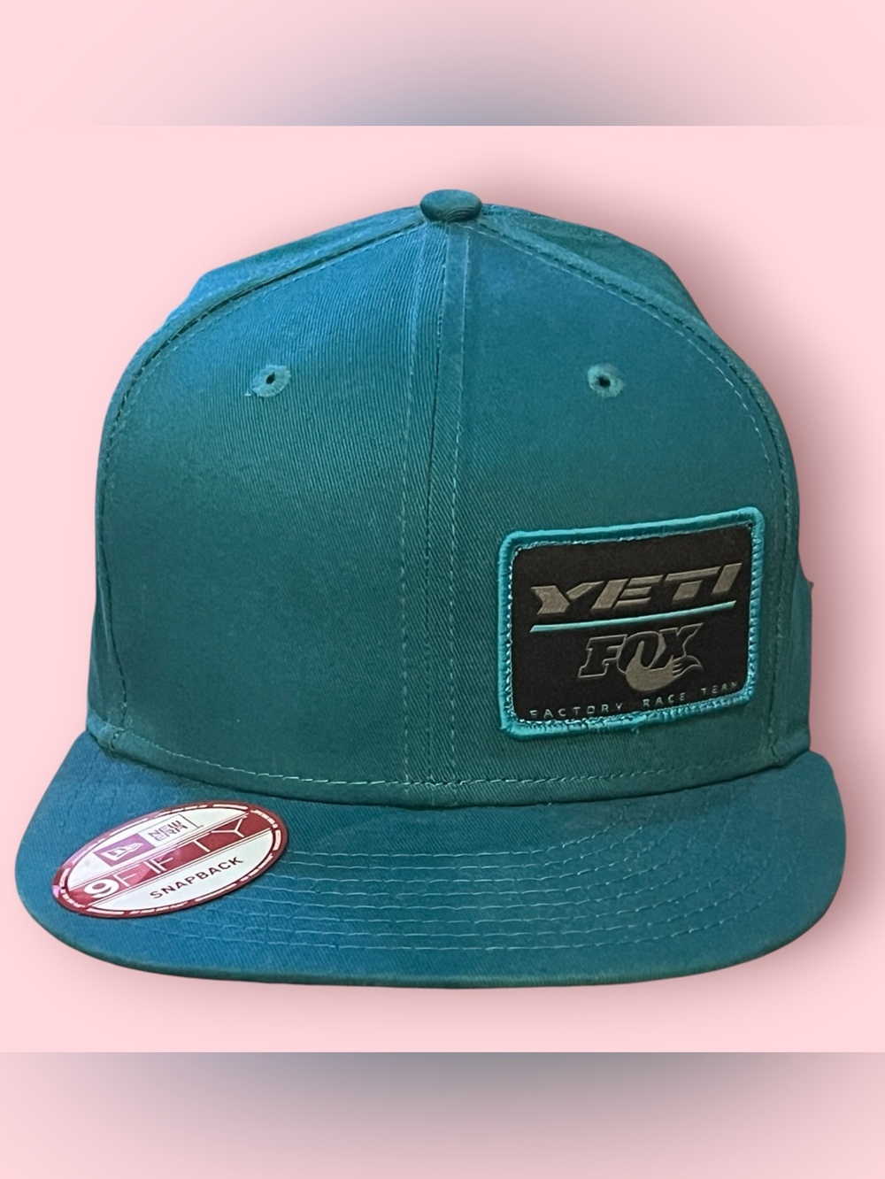 9Fifty Yeti Cycles Fox Factory Race Team adjustable Cap / Hat (Dark Teal)